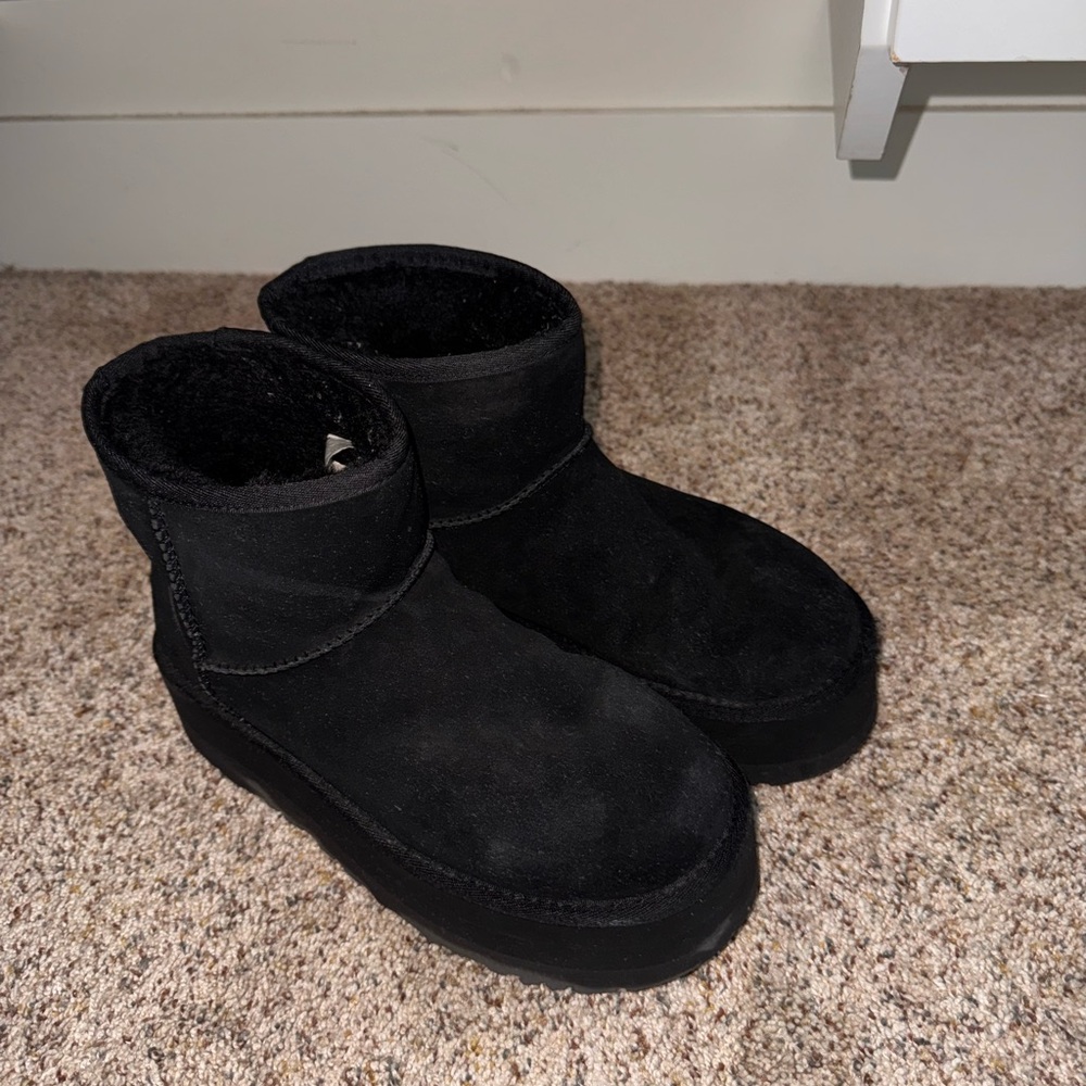 Black Suede Ugg Boots